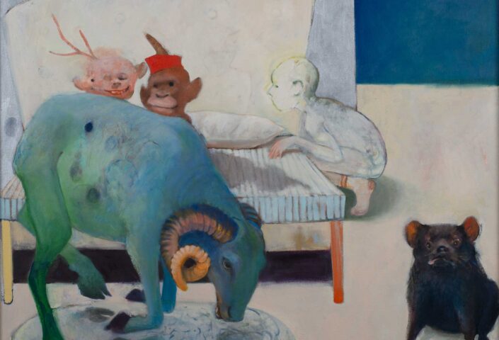 COMPANIONS • Oil on Canvas • 36X40 • Painting