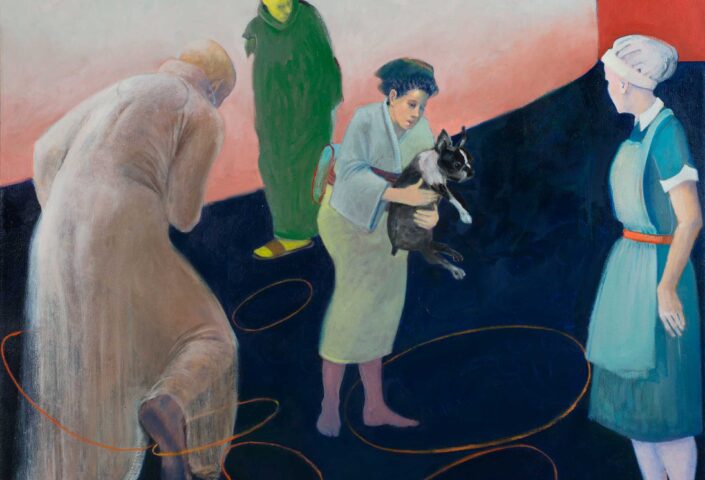 THE RING GAME • Oil on Canvas • 36X40 • Painting